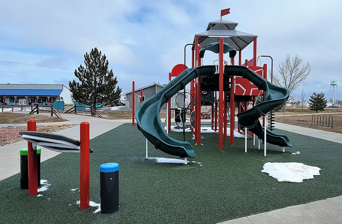 Double winding slide at Brothers Four Park